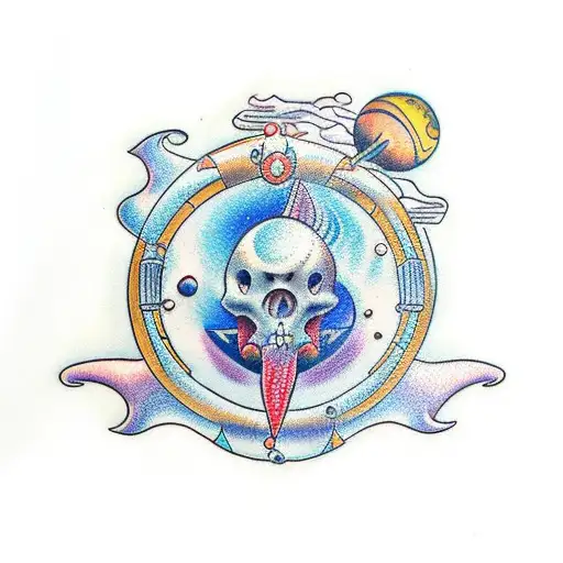 Combination Of The Undersea And Outer Space