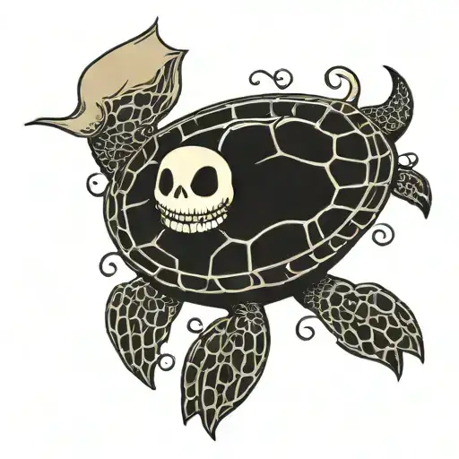 Sea Turtle Jack Skellington