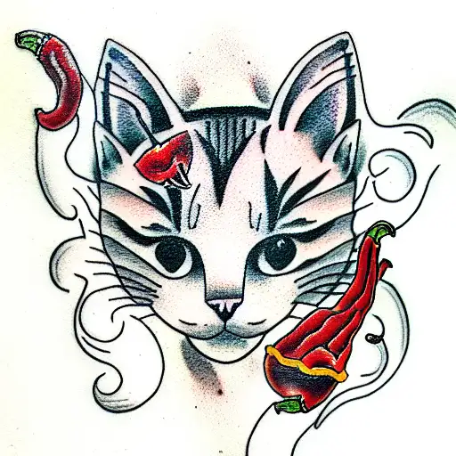 Cat With A Chili Pepper
