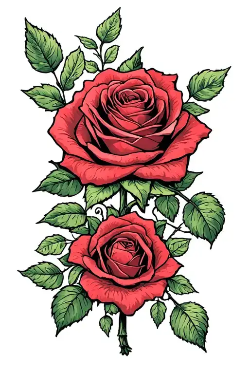 Vines Family Rose Intertwined