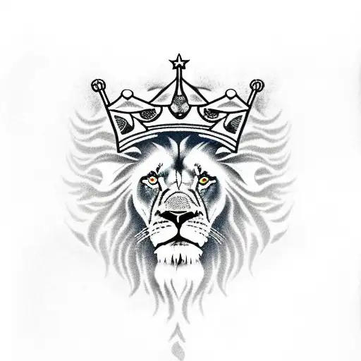 Lion Of Judah With A Crown