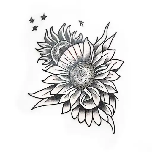 Drumsticks And A Sunflower