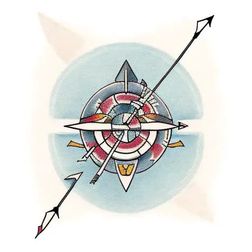 Shooting Arrow Under Ellipses