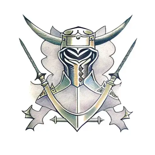 Kneeling Knight With Sword