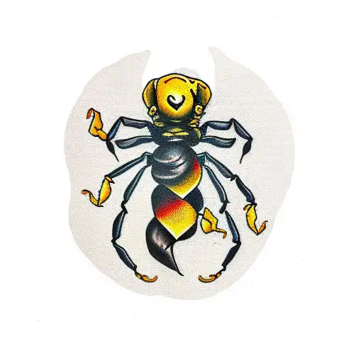 Scorpion Dripping Blood