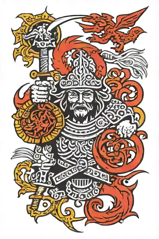 Welsh Warrior Tribal