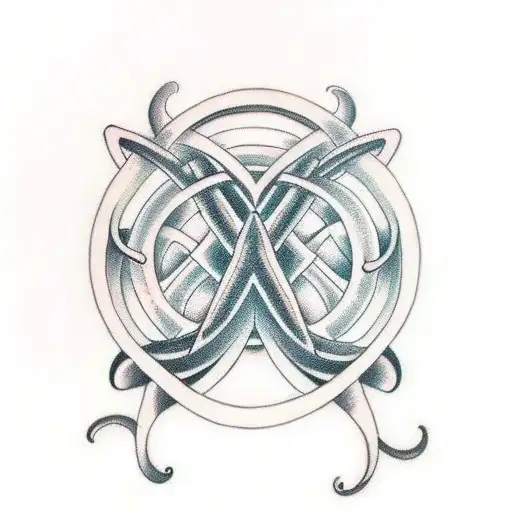 Infinity Symbol With 4 Dates Around It