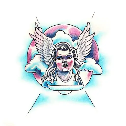 Clouds With Guardian Angel