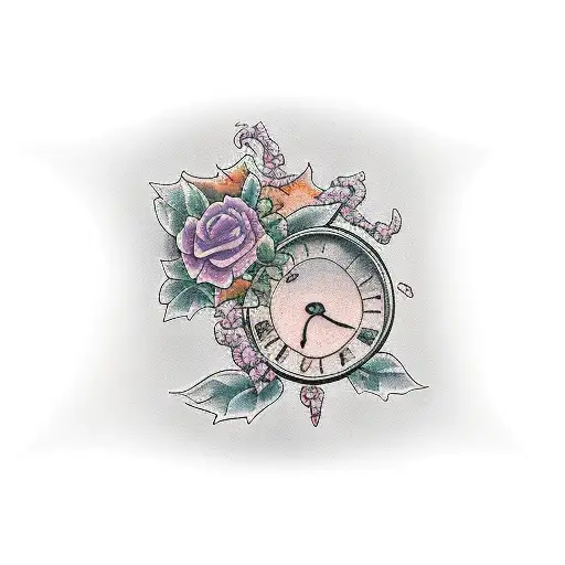 Ivy Running Over Collarbone