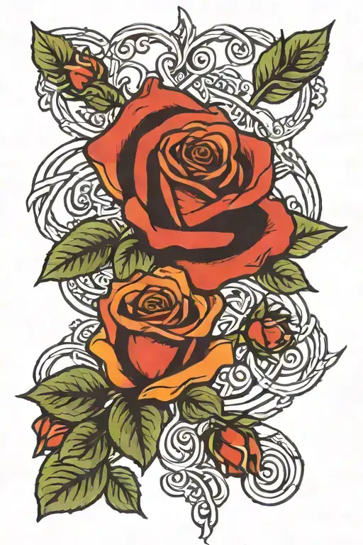 Spaghetti Rose Intertwined