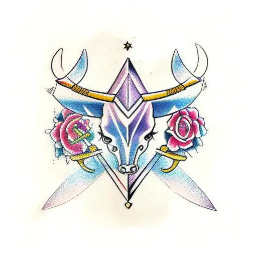 Sagittarius And Taurus Animal Bicep