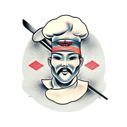 Chef Knife And Chopsticks