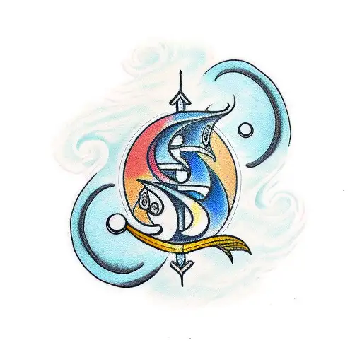 Wind And Water Symbol