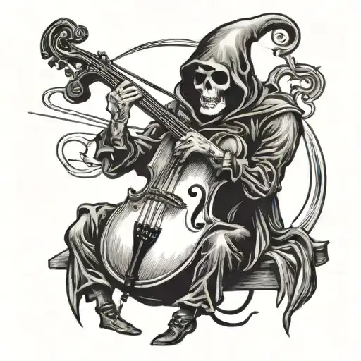 Grim Reaper Double Bass