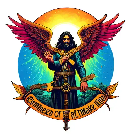 Coheed And Cambria Keywork Afterman Descension Ascension Father Of Make Believe Color Scheme