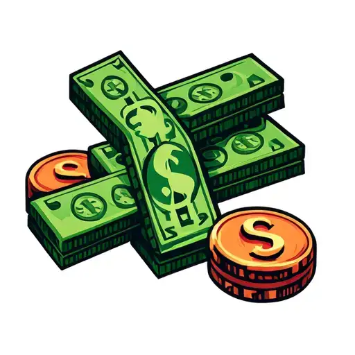 Lego With Money Symbol Merging