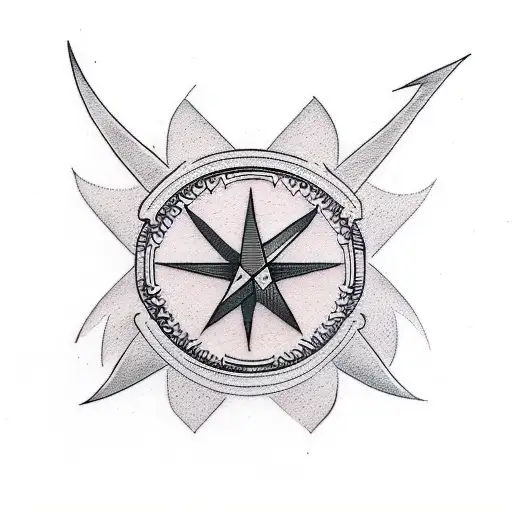 Phoenix Woth Arrow And Compass