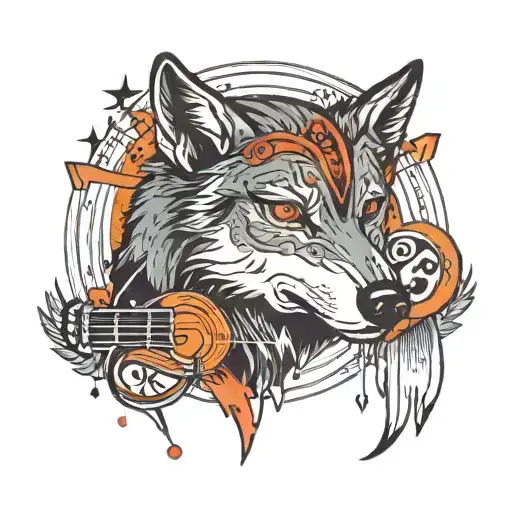 Music Wolf Space