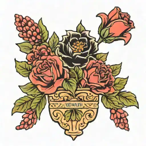 January February September October December Birth Flower Vase