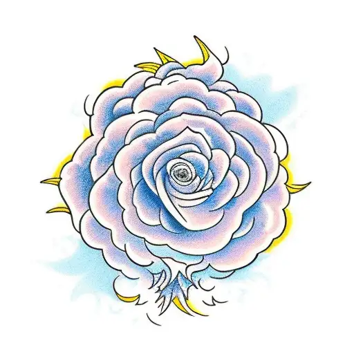 Ave Phoenix Con Flores De Colores