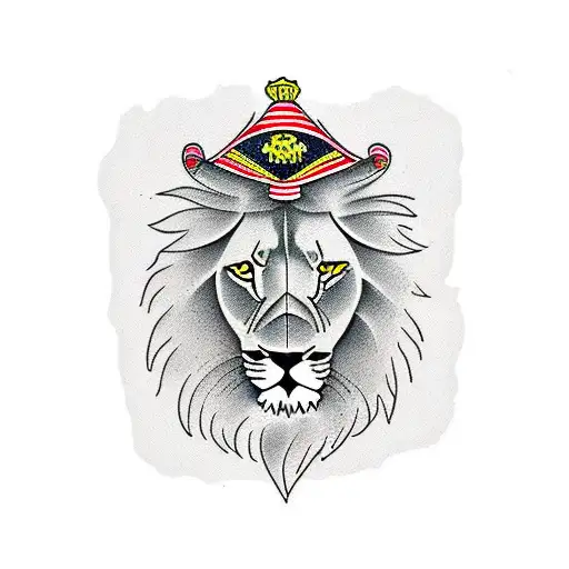 Lion On The Upper Arm