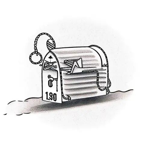 Mailbox With Winding Road In Background