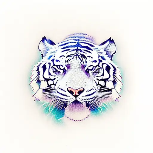 Tiger With The Year 2007 And The Number 5