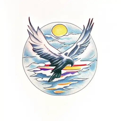 Raven With The Earth In Its Talons