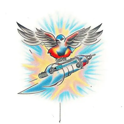 American Bird Dropping Explosive Bomb