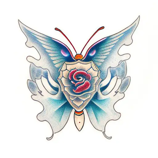 Stopwatch And Moth Carpe Diem