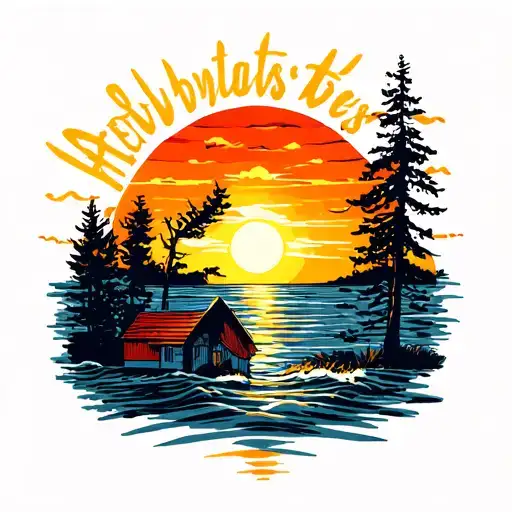 Sunset Childhood Dramatic