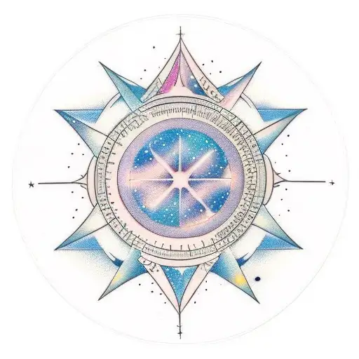 Create A Celestial Scene With Virgo And Taurus Constellations Intertwined