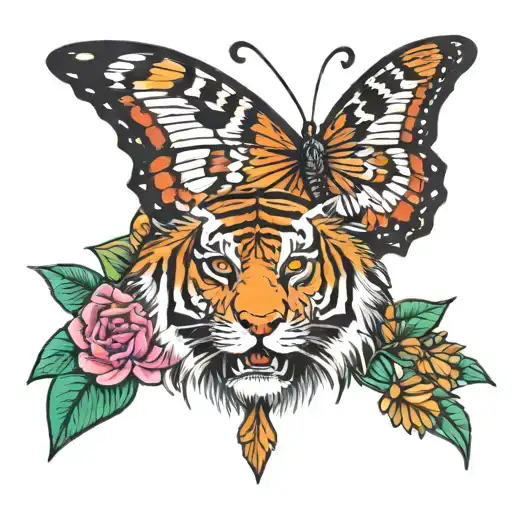 Butterfly And Tiger Morph