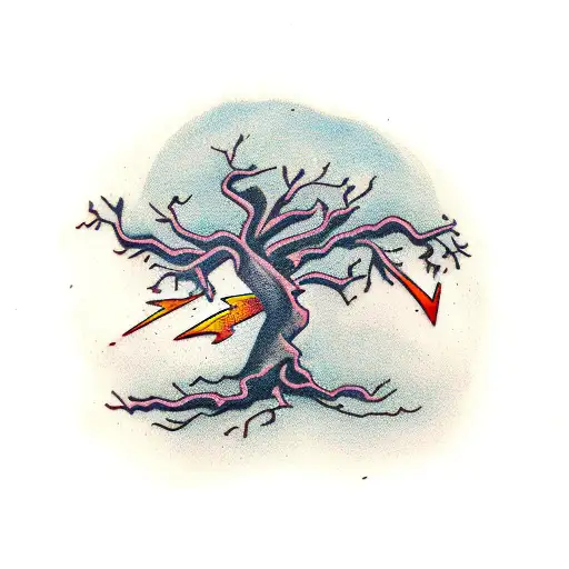 Tree Struck By Lightning