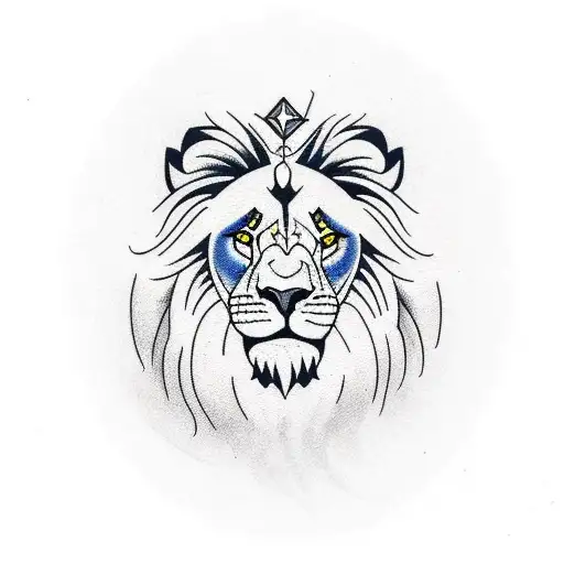 Calm Lion Standing Sideways Dave Quiggle