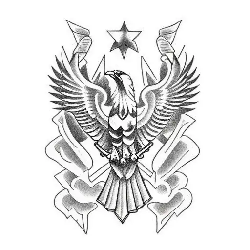 Black And White Eagle