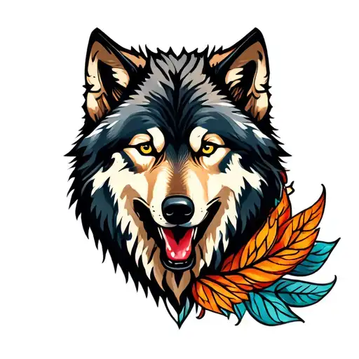 Bright And Dark Wolf