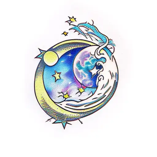 Moon - Outer Forearm