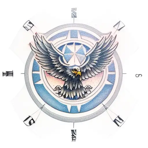 Eagle Hold 3D Compass