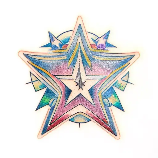 Star With Name Ribbon Cindy