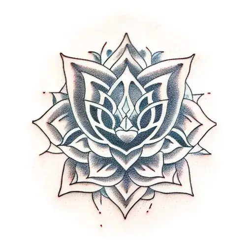 Lotus Flower Y Reloj