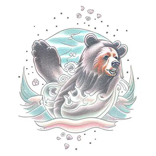 Bear Mermaid