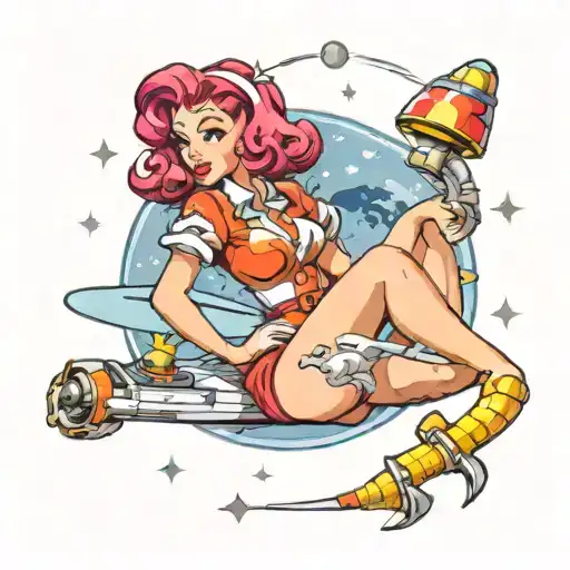 Space Channel 5 Ulala Pinup Girl