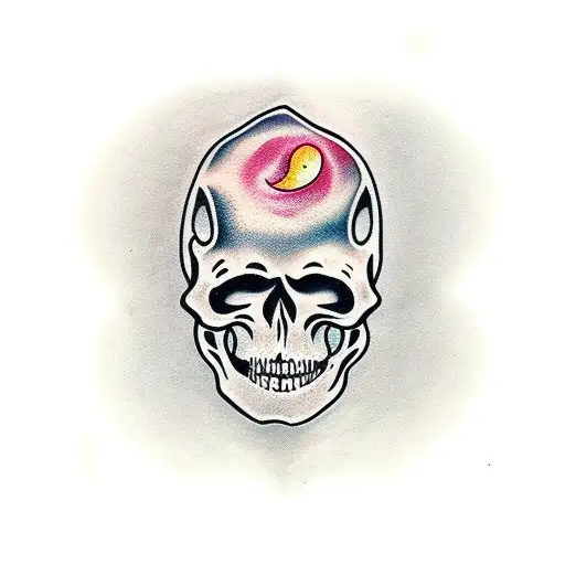 Infinity Symbol Around A Skeleton Couple