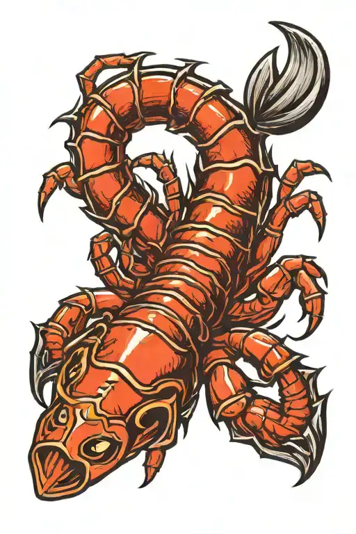 3D Scorpio Zodiac