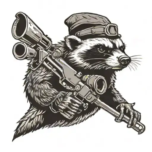 Honey Badger With Sniper And Night Vision Goggles