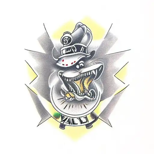 A Word Now Stylised So Its Hard To Understand What's Written There