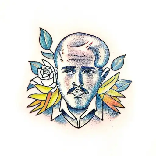 Old School Portrait Of An Gardener