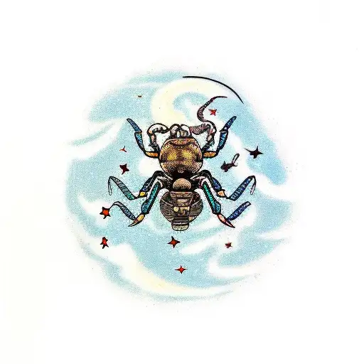 Scorpion In Stars And Space