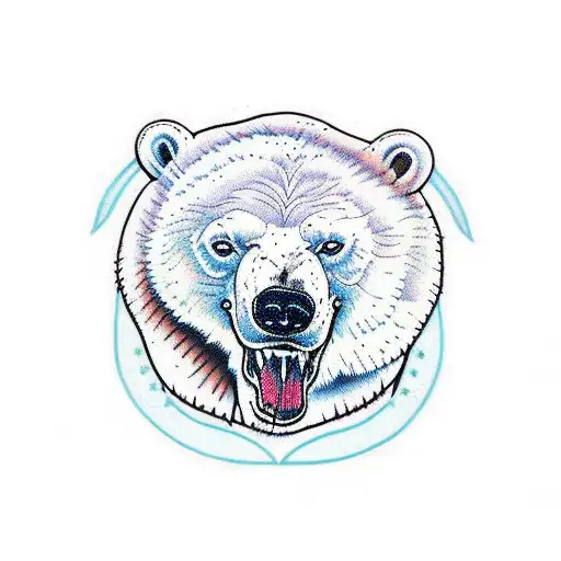 Polar Bear Attacking Animal